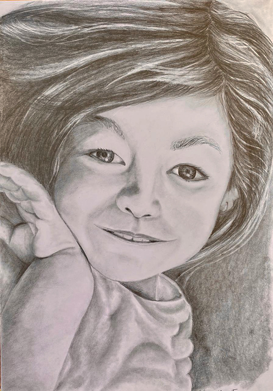 Minha menina - Grafite - 2020